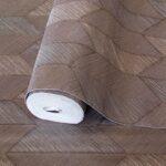 Modern Geometric Wallpaper Brown Code 1501-5