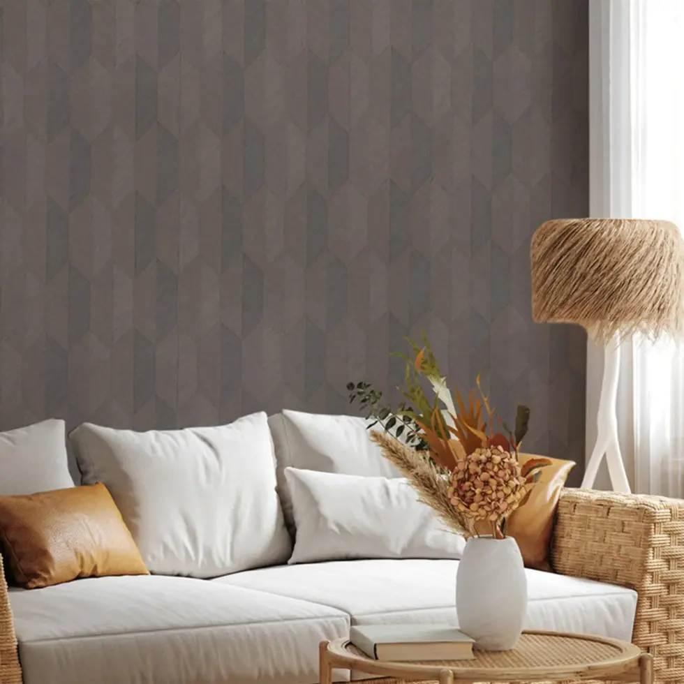 Modern Geometric Wallpaper Brown Code 1501-5 - Image 6