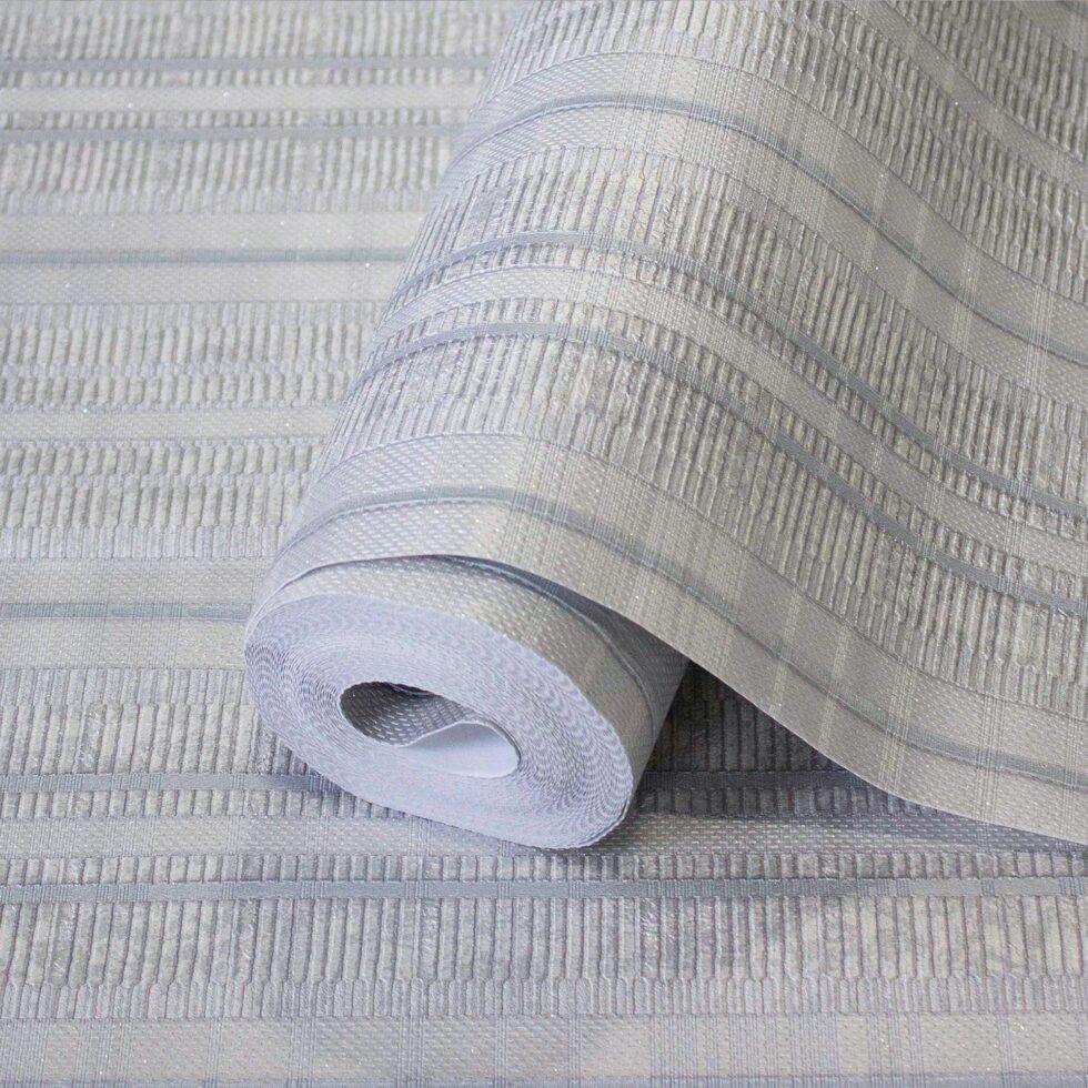 Striped Wallpaper Gray Code 1208-2