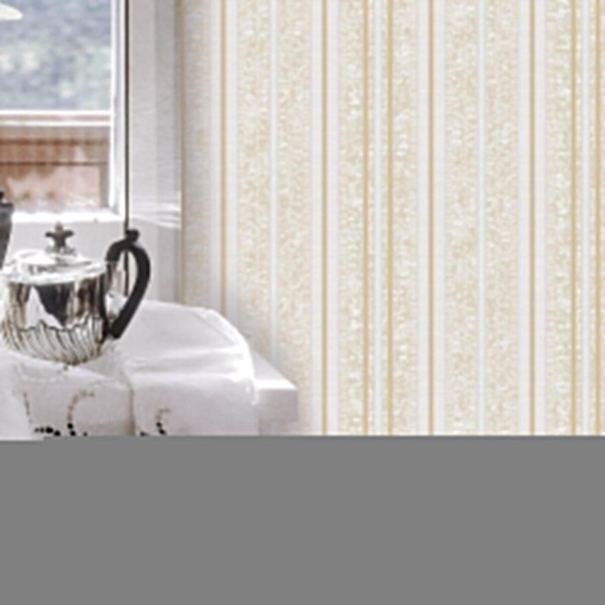 Striped Wallpaper Cream Code 1208-3 - Image 5