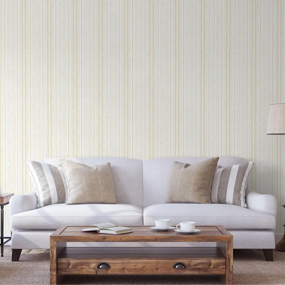 Striped Wallpaper Cream Code 1208-3 - Image 2