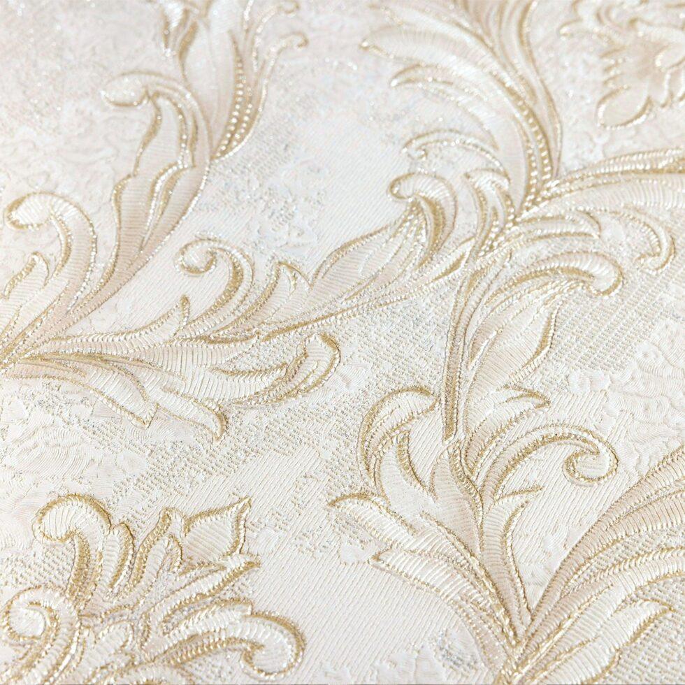 Damask Design Wallpaper Cream Code 1401-2 - Image 4