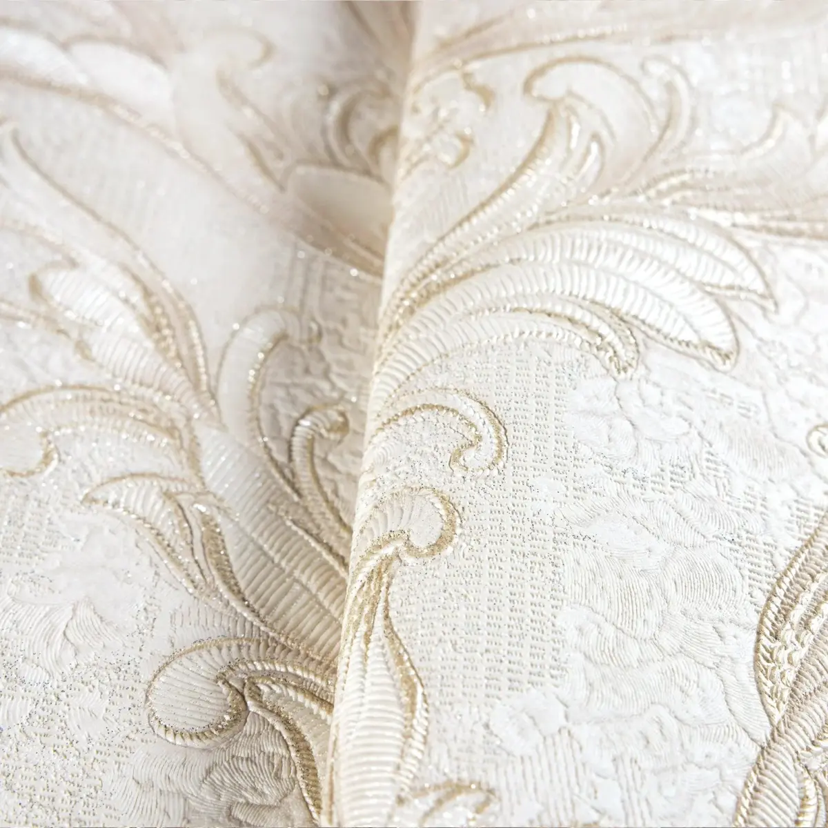 Damask Design Wallpaper Cream Code 1401-2 - Image 5