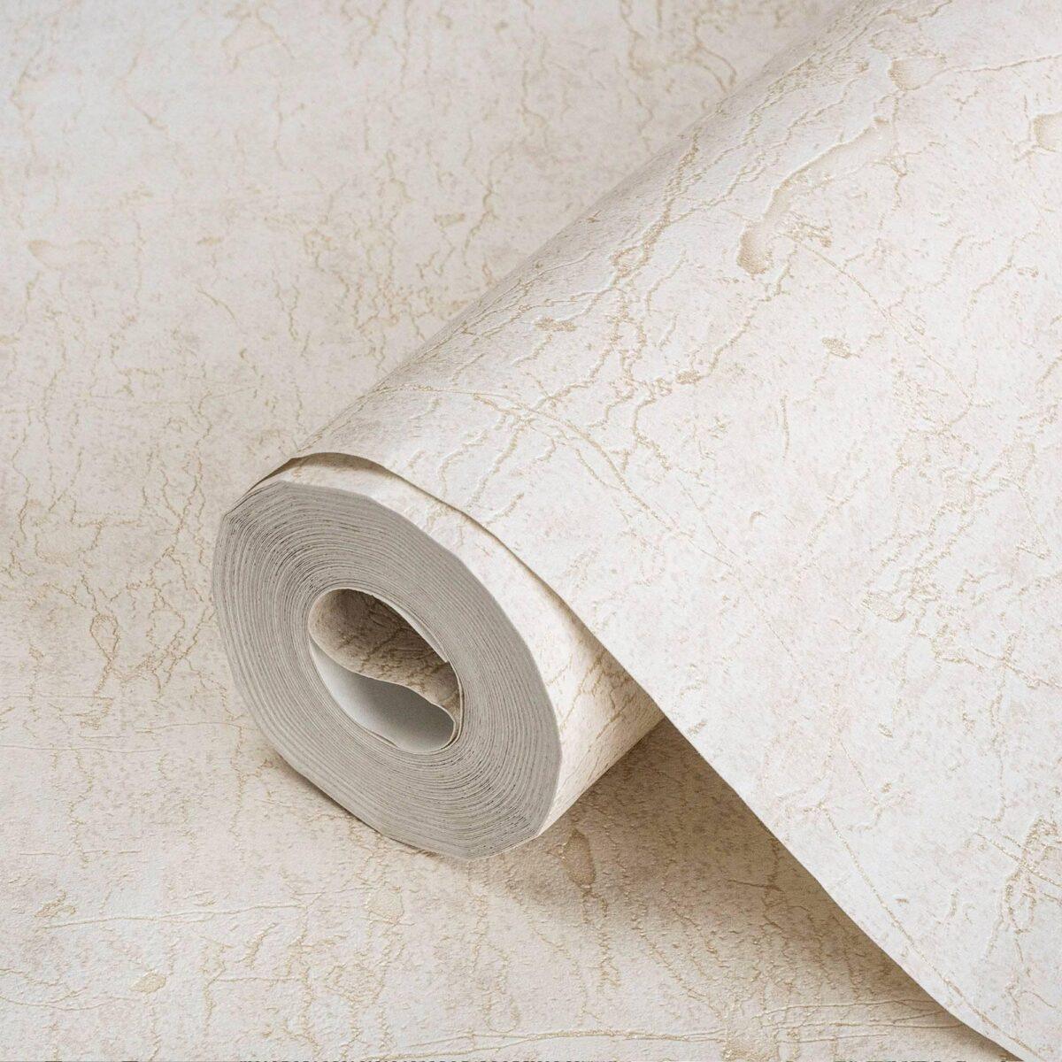 Abstract Oxidized metal pattern wallpaper Cream Code 7815-1 - Image 1