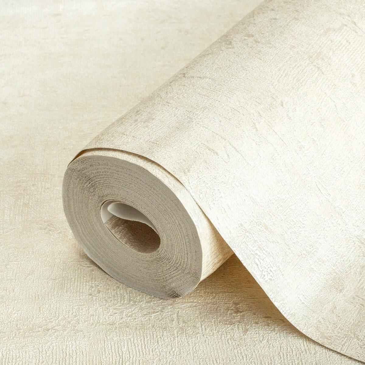 Classic Plain Wallpaper Cream Code 9908-2 - Image 1