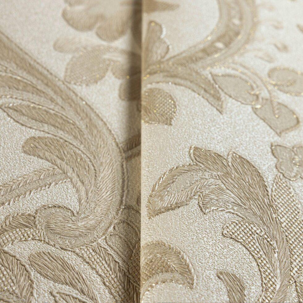 Classic Damask Design Wallpaper Cream Code 1407-2 - Image 4