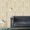 Classic Damask Design Wallpaper Cream Code 1407-2 - Image 6