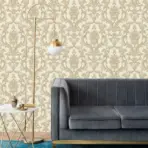 Classic Damask Design Wallpaper Cream Code 1407-2 - Image 6