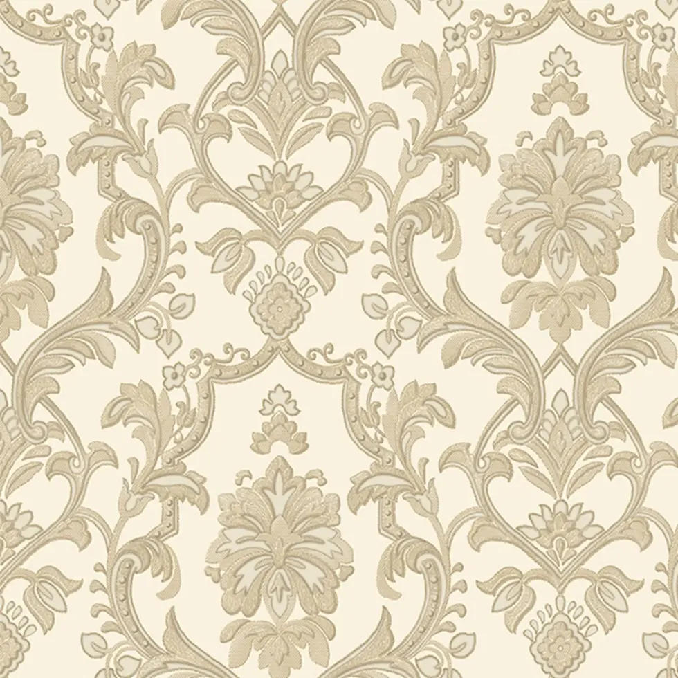 Classic Damask Design Wallpaper Cream Code 1407-2 - Image 5