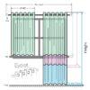 Code P306 - Lined Eyelet SUDEE Curtain Collection Multicoloured - Image 6