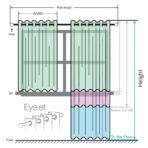 AdaHome Eyelet Curtains Collection Available in a Variety of Martials and Multicoloured - Code P314 - Image 8