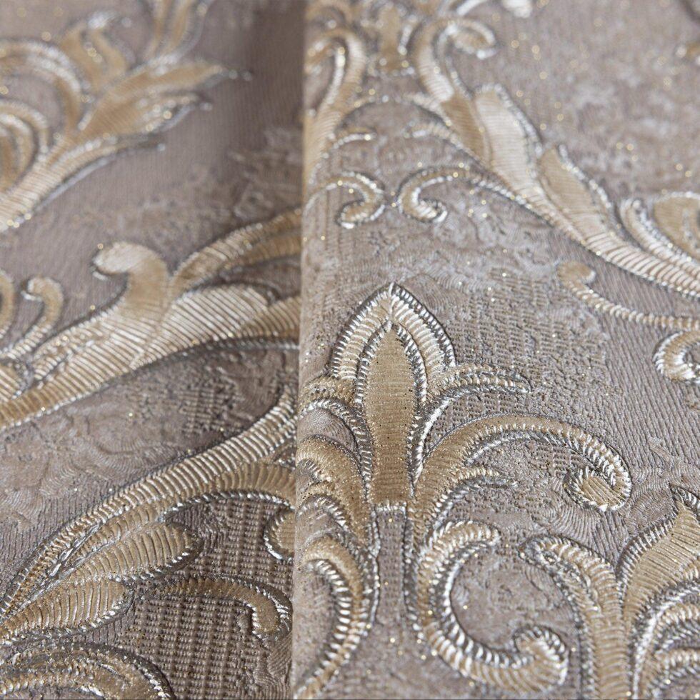 Damask Design Wallpaper Brown Code 1401-5 - Image 3