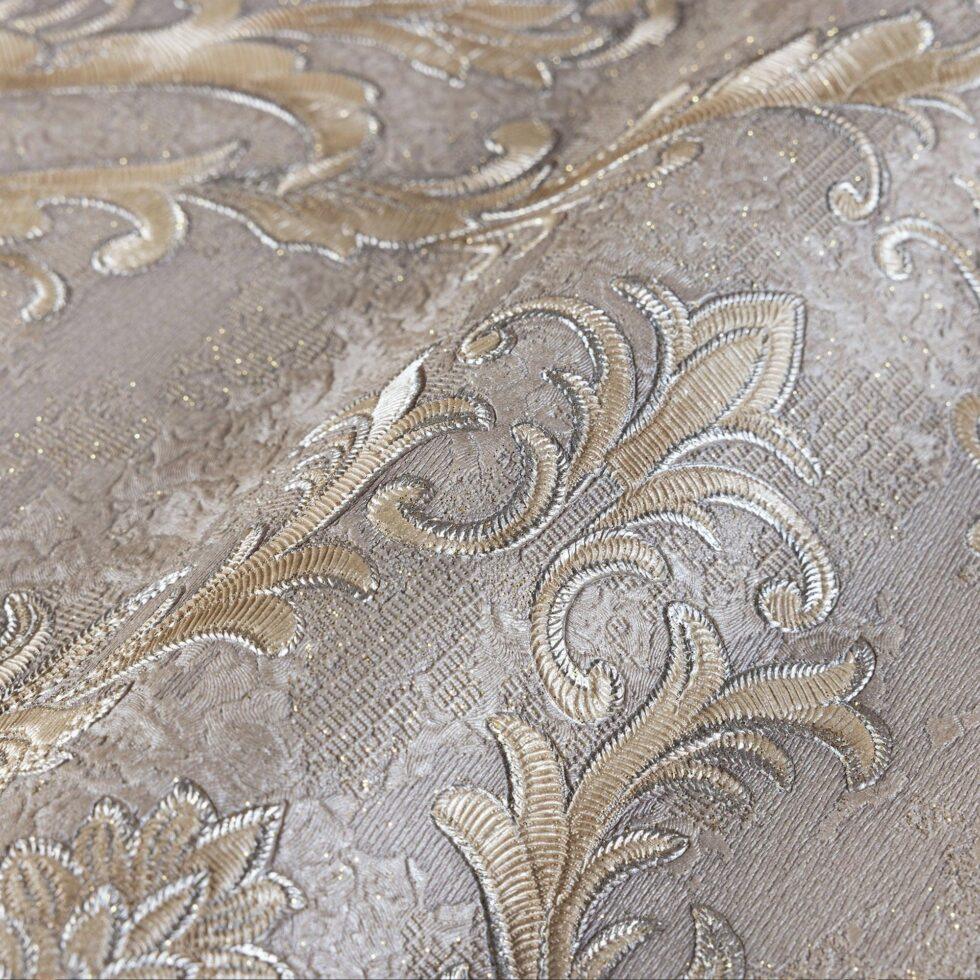 Damask Design Wallpaper Brown Code 1401-5 - Image 4