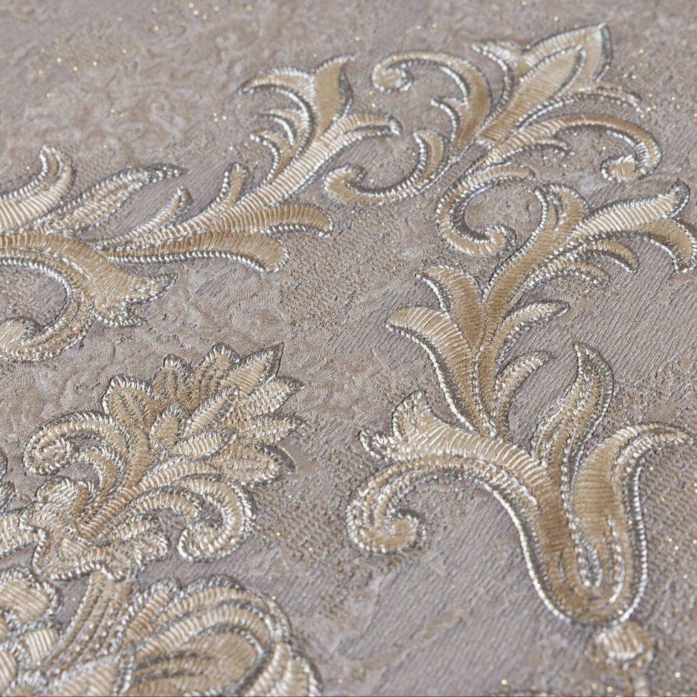 Damask Design Wallpaper Brown Code 1401-5 - Image 5