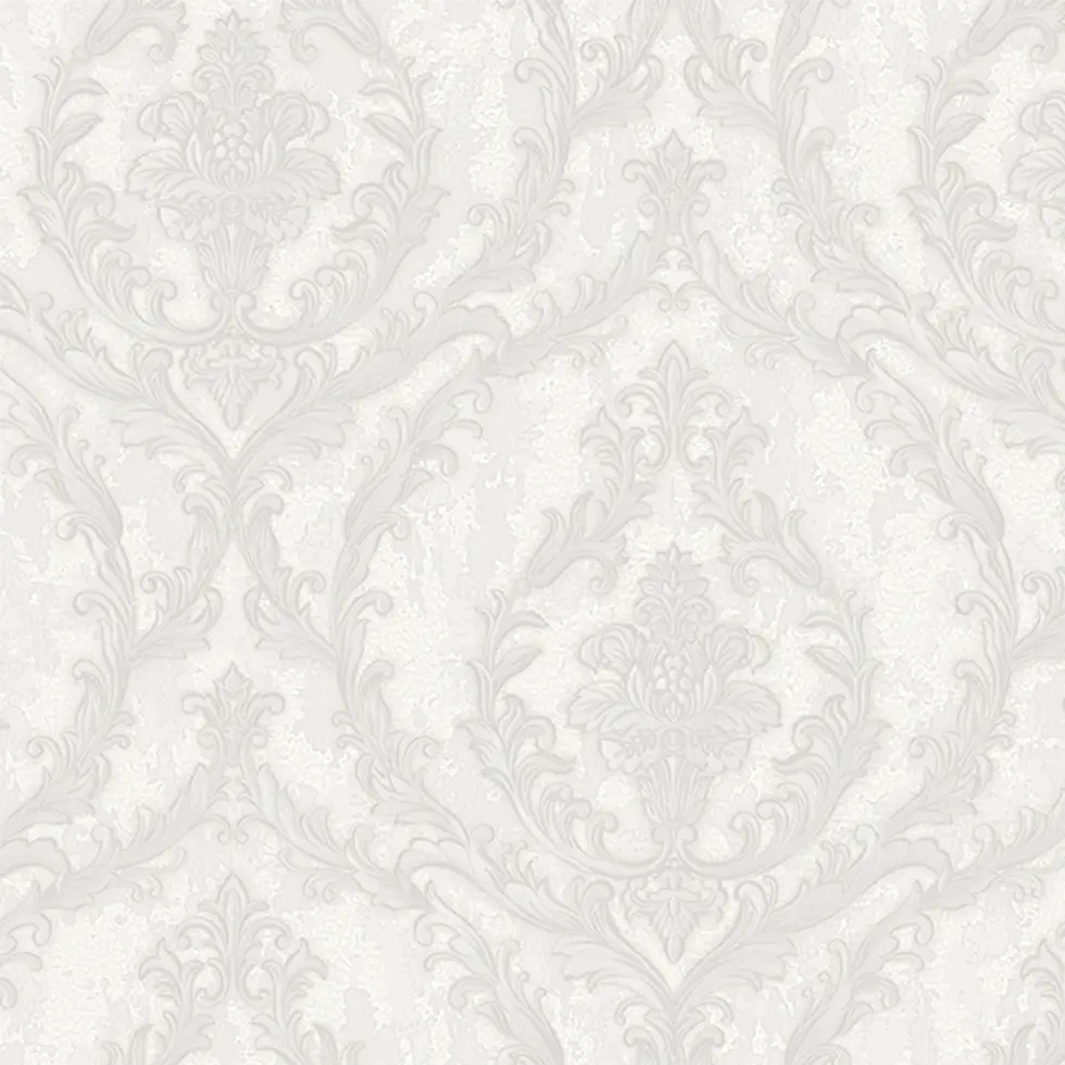 Damask Design Wallpaper White Code 1401-1 - Image 5