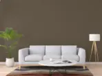 Rough Natural Linen Fabric Pattern Wallpaper Dark Brown Code 3719-7 - Image 4