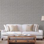 3D Rounded brick wall pattern wallpaper Gray Code 7814-2 - Image 5