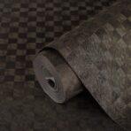 Minimalist Design Wallpaper Dark Brown Code 1103-6