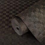 Minimalist Design Wallpaper Dark Brown Code 1103-6