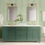 Classical Striped Wallpaper Green Code 1309-4 - Image 6