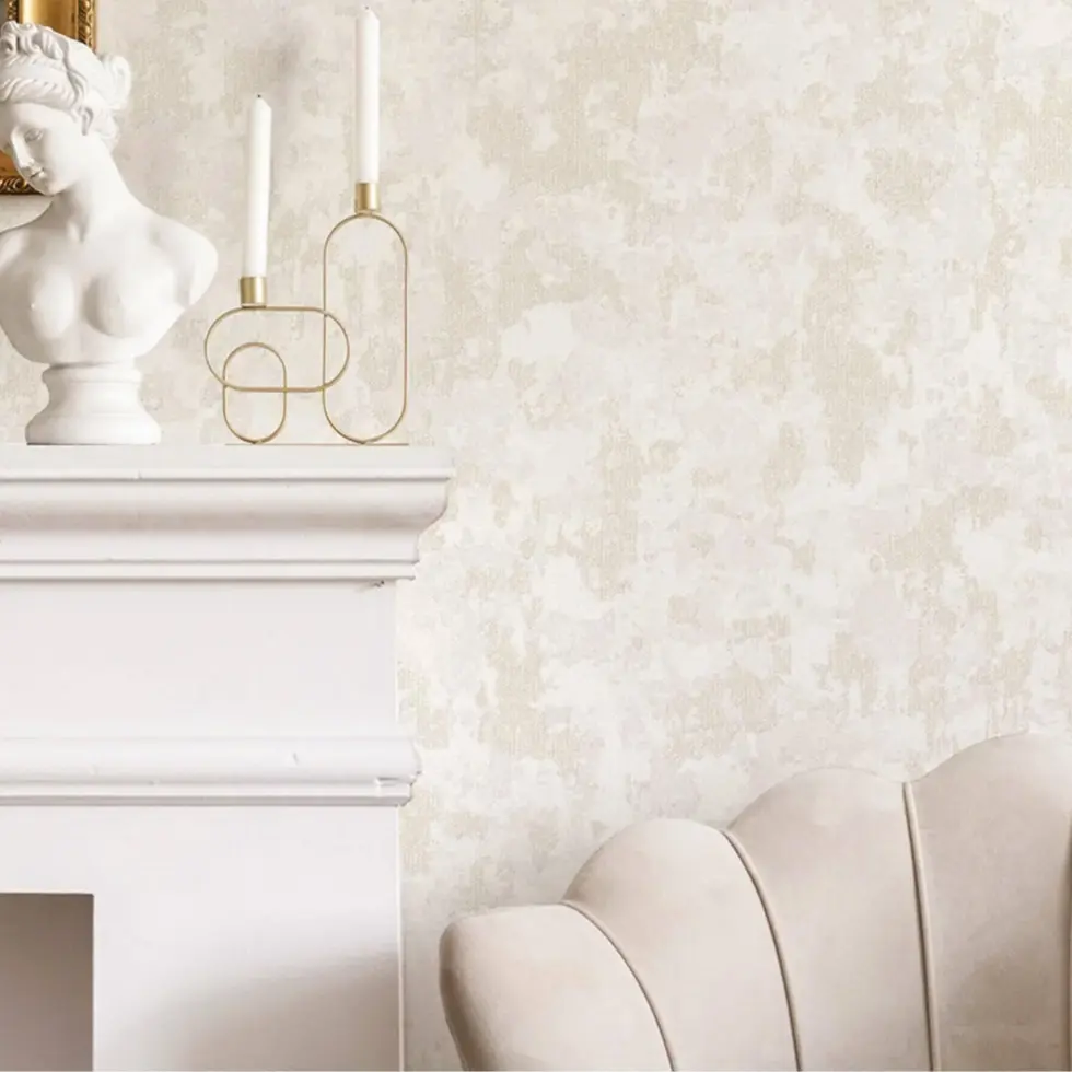 Split Color Design Wallpaper White Code 1504-1 - Image 2