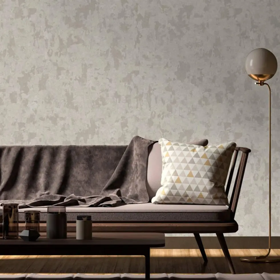 Split Color Design Wallpaper Gray Code 1504-3 - Image 2