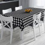 Code TC112 - Table Cloth Collection White, Black