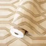 Modern Geometric Wallpaper Cream Code 1502-2