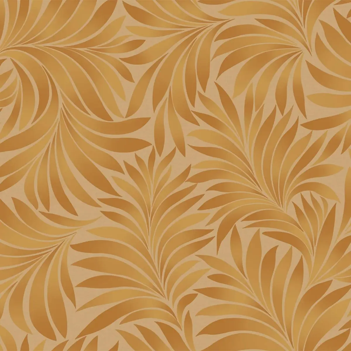 Tropical stylized leaves pattern wallpaper Gold Code 7812-5 - Image 5