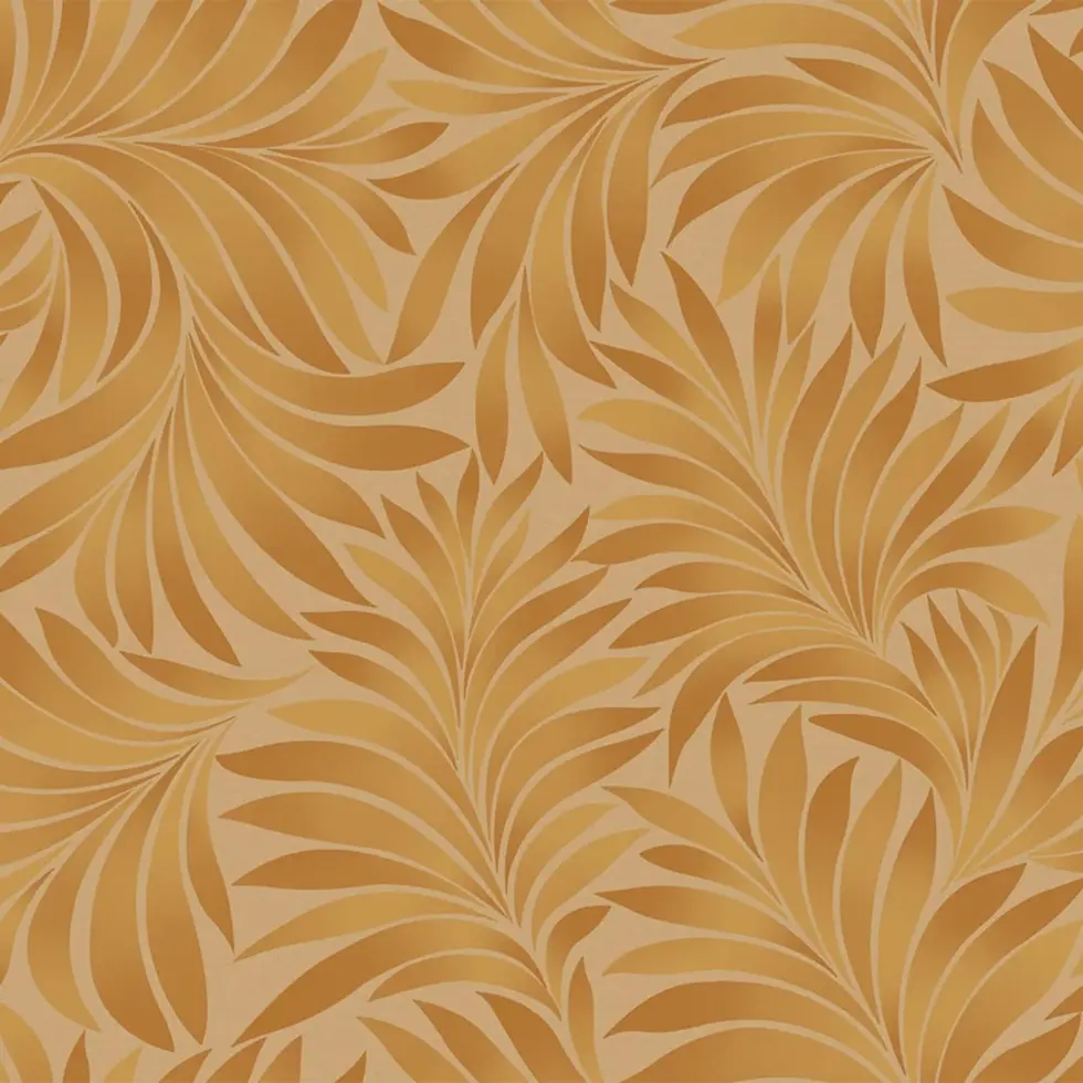 Tropical stylized leaves pattern wallpaper Gold Code 7812-5 - Image 5