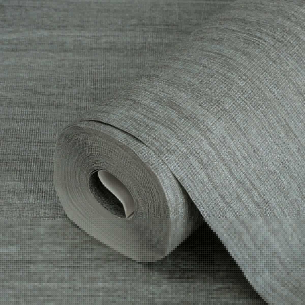 Fabric Pattern Wallpaper Gray Code 3711-5 - Image 1