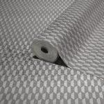 Hexagon Geometric Design Wallpaper Gray Code 23208-4