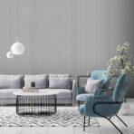 Hexagon Geometric Design Wallpaper Gray Code 23208-4 - Image 5