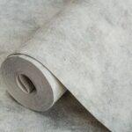 Abstract Plain Fabric Textured Wallpaper Gray Code 3710-3