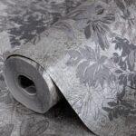Leaf Pattern Wallpaper Make Your Rooms Look Stylish, Charcoal Code 9907-4