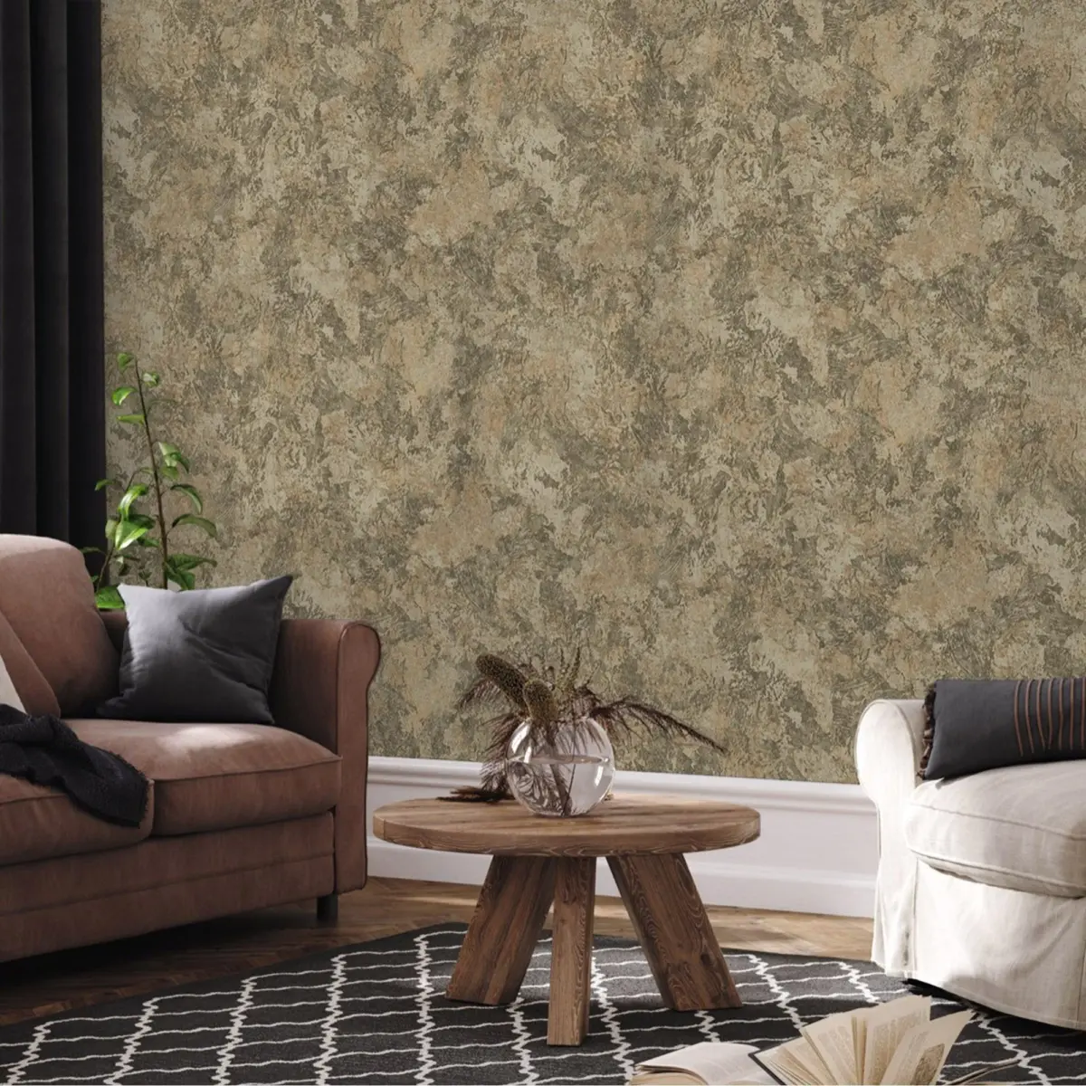 Textured Wallpaper Brown Code 1108-6 - Image 5