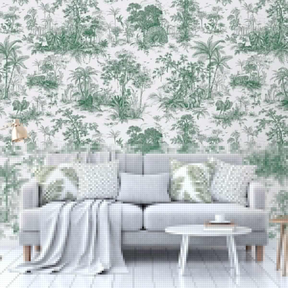 Wallpaper with Interesting Texture and Colours, Green Code 9909-3 - Image 5