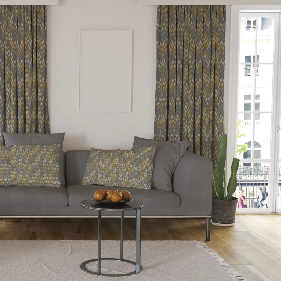 AdaHome Eyelet Curtains Collection Available in a Variety of Martials and Multicoloured - Code P217 - Image 2
