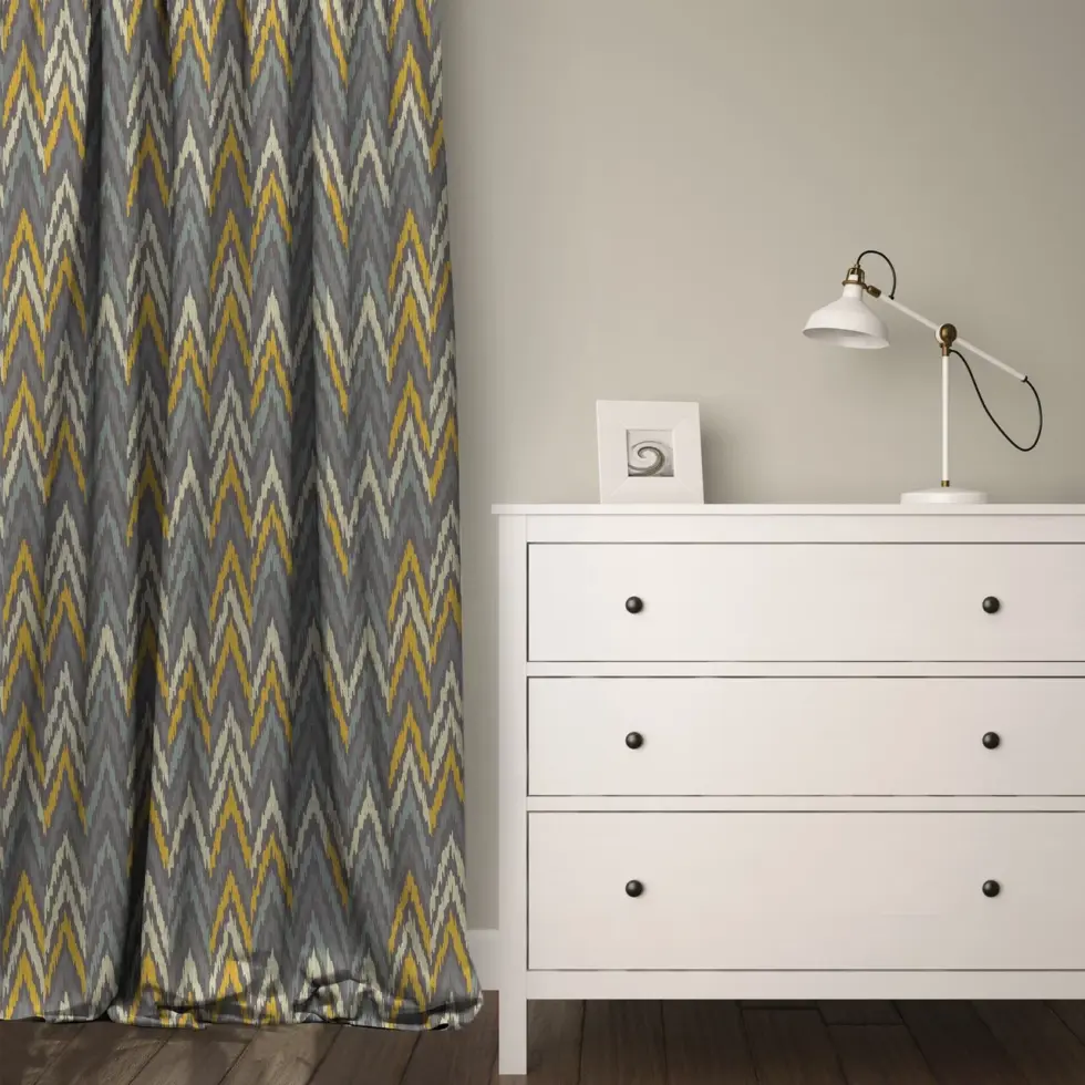 AdaHome Eyelet Curtains Collection Available in a Variety of Martials and Multicoloured - Code P217