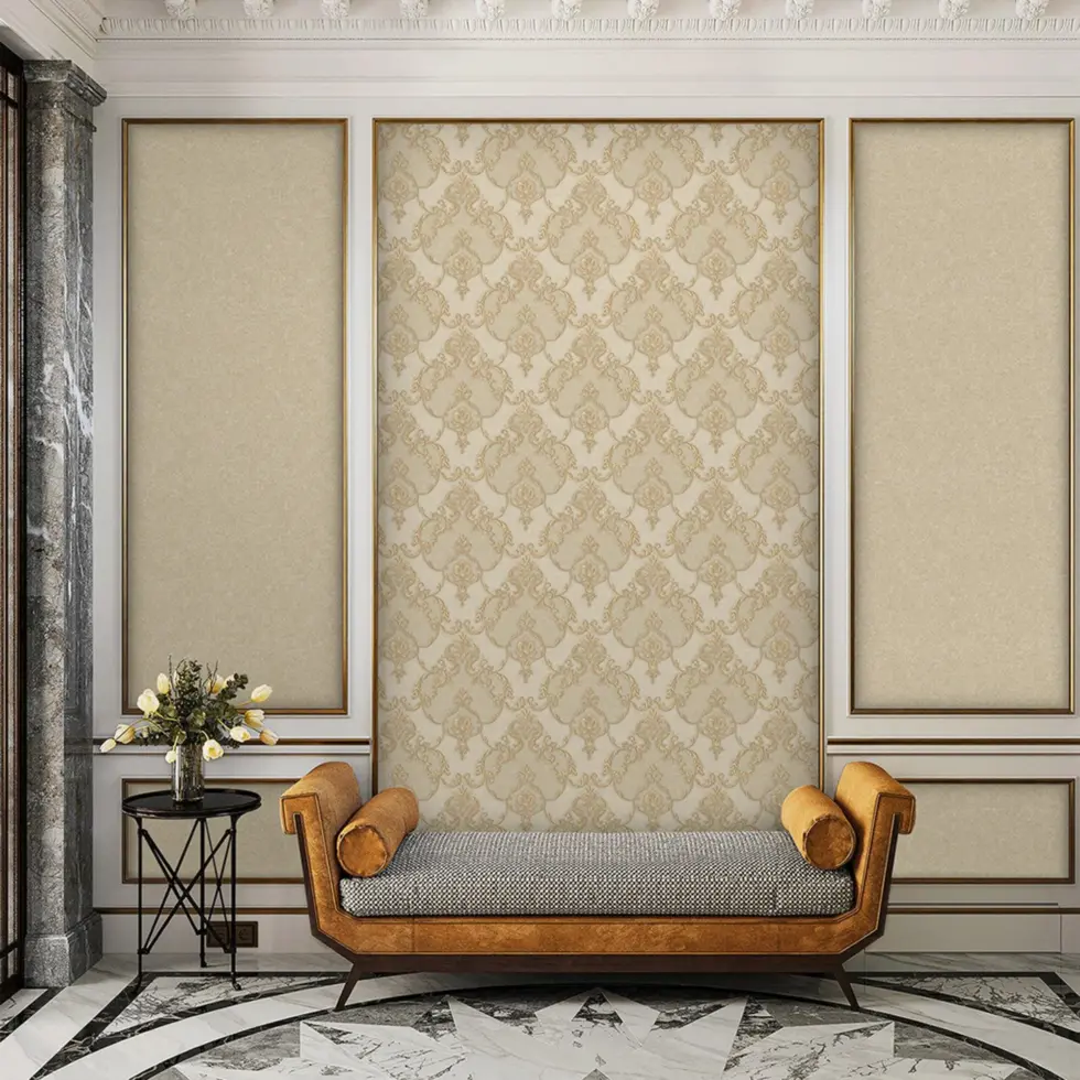 Damask Design Wallpaper Brown Code 1403-5 - Image 6