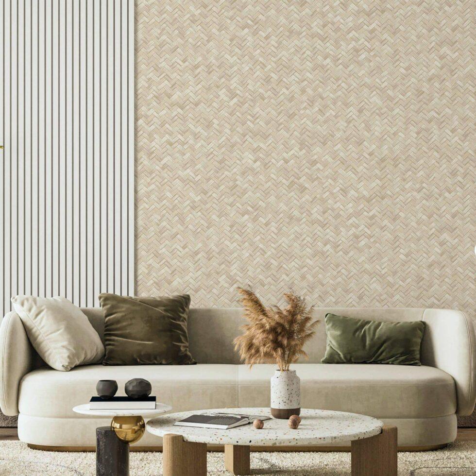 Modern Geometric Design Wallpaper Beige Code 1511-3 - Image 6