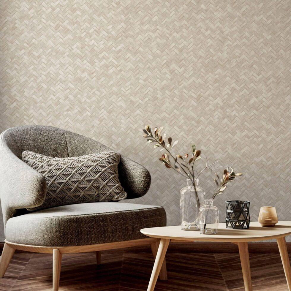 Modern Geometric Wallpaper Cream Code 1511-2 - Image 6