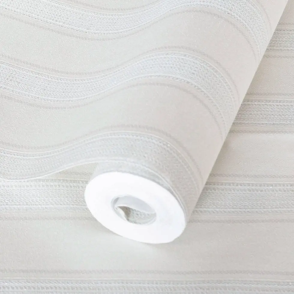 Straight Line Wallpaper White Code 1306-1