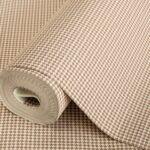Plain Fine Textile Texture Pattern Wallpaper Beige Code 3718-2