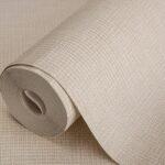 Rough Wool Tweed Texture Inspired Wallpaper Beige Code 3712-2