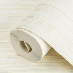 Small Delicate Striped Wallpaper Cream Code 3705-1