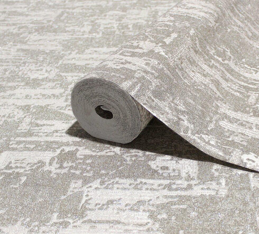 Modern Plain Design Wallpaper Gray Code 23212-3