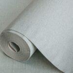 Rough Linen Fabric Texture Wallpaper Gray Code 3716-4