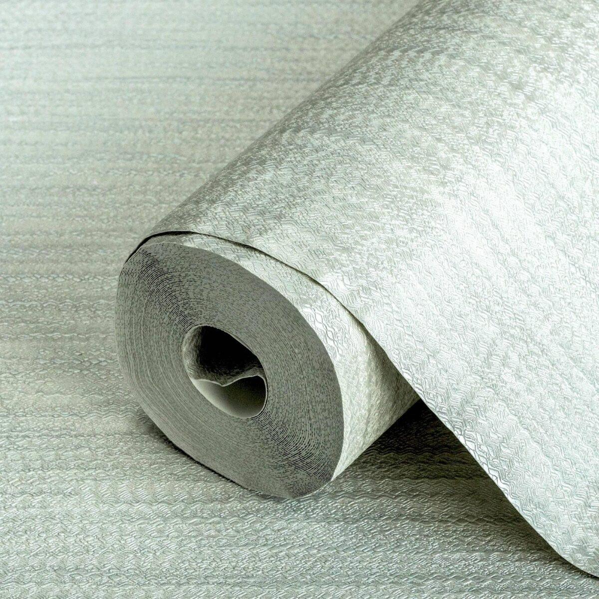 Classic Style Plain Wallpaper Blue Code 9910-4 - Image 1