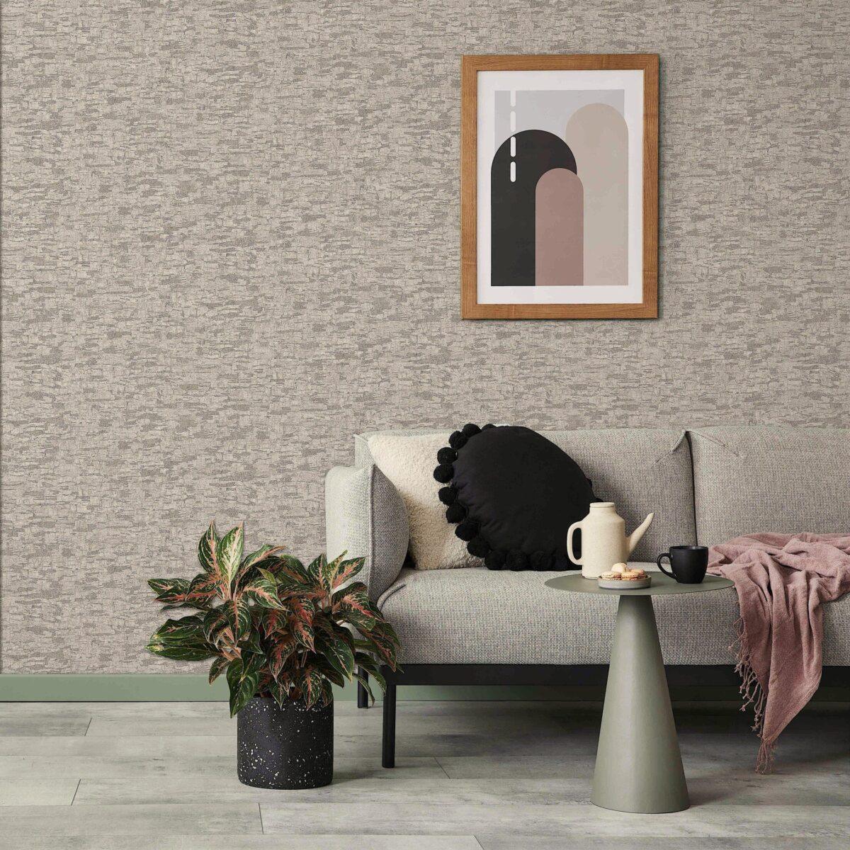 Textured Distressed Design Wallpaper Gray Code 23210-3 - Image 2